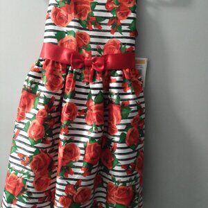 Red Bonnie Jean dress size 6x kids